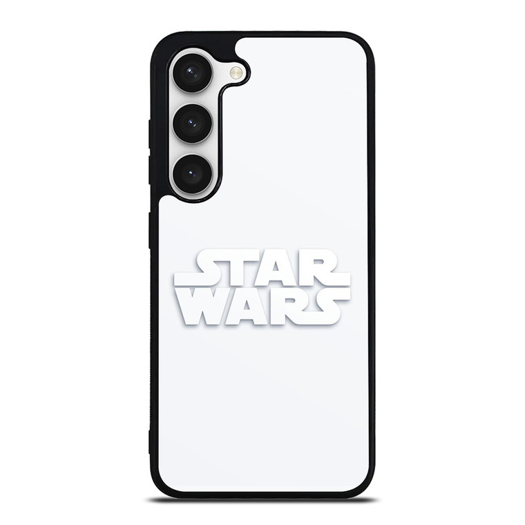 STARWARS LOGO WHITE Samsung Galaxy S23 Case