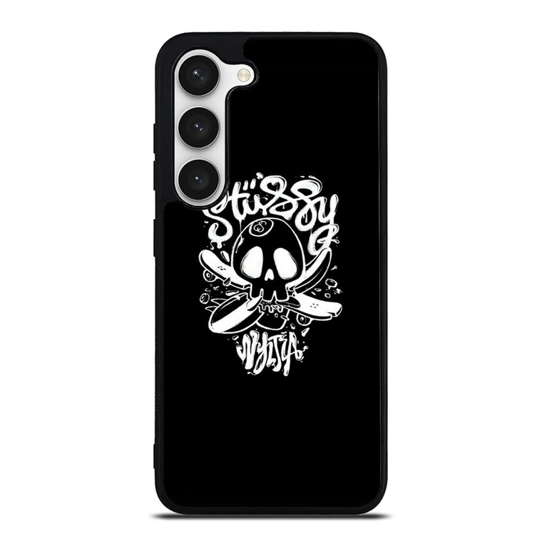 STUSSY SKULL LOGO ARTWORK Samsung Galaxy S23 Case