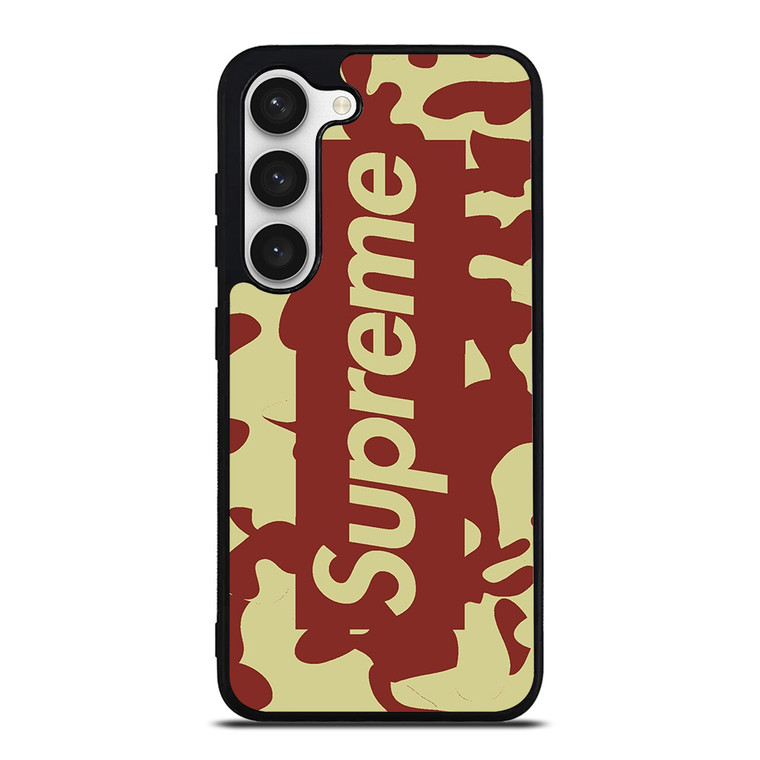 SUPREME RED CREAM LOGO Samsung Galaxy S23 Case