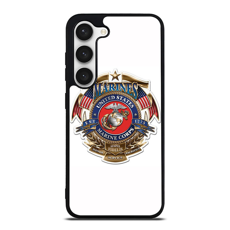 USMC US MARINE SEAL CORPS LOGO EMBLEM Samsung Galaxy S23 Case
