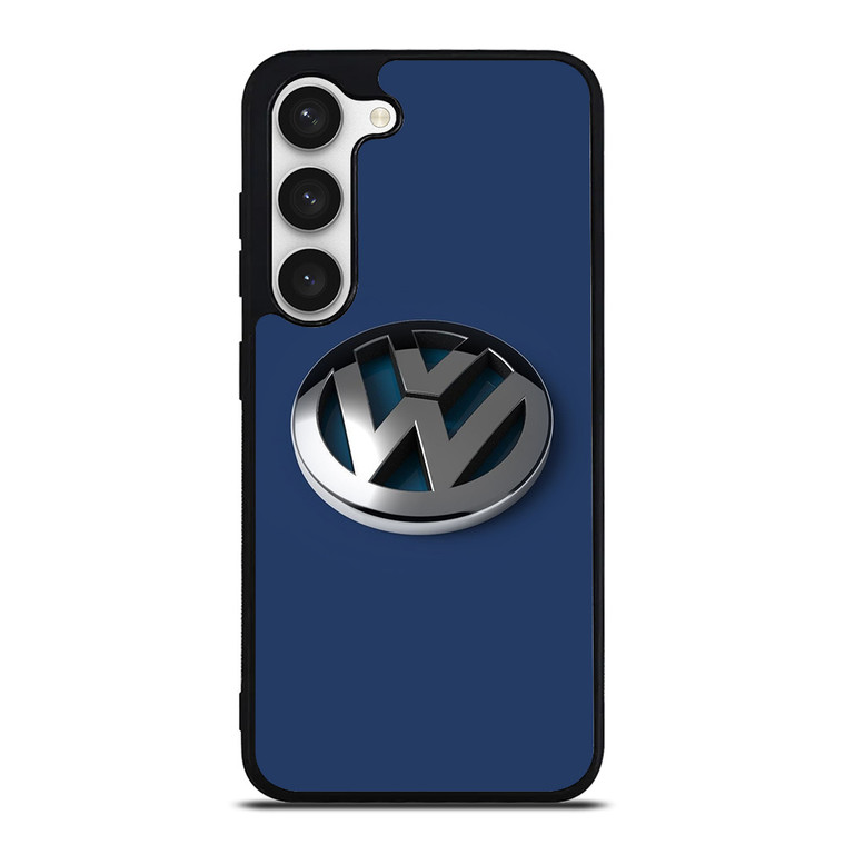 VW VOLKSWAGEN GLOSSY LOGO EMBLEM Samsung Galaxy S23 Case