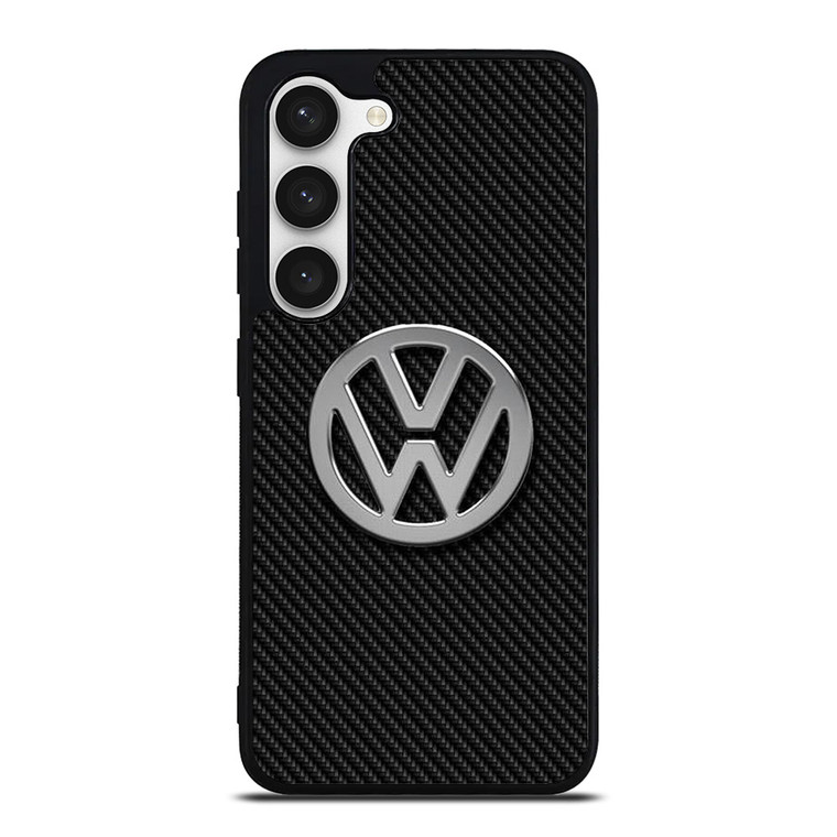 VW VOLKSWAGEN LOGO CARBON Samsung Galaxy S23 Case