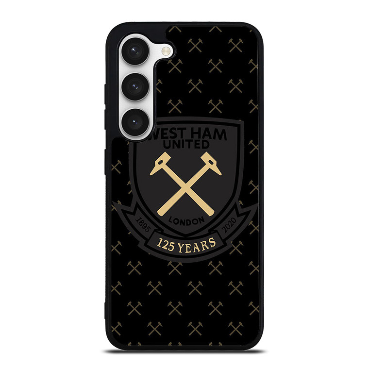 WEST HAM UNITED BLACK LOGO Samsung Galaxy S23 Case