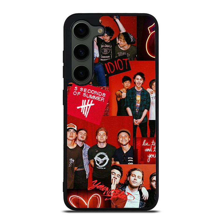 5 SECONDS OF SUMMER RED COLLAGE Samsung Galaxy S23 Plus Case