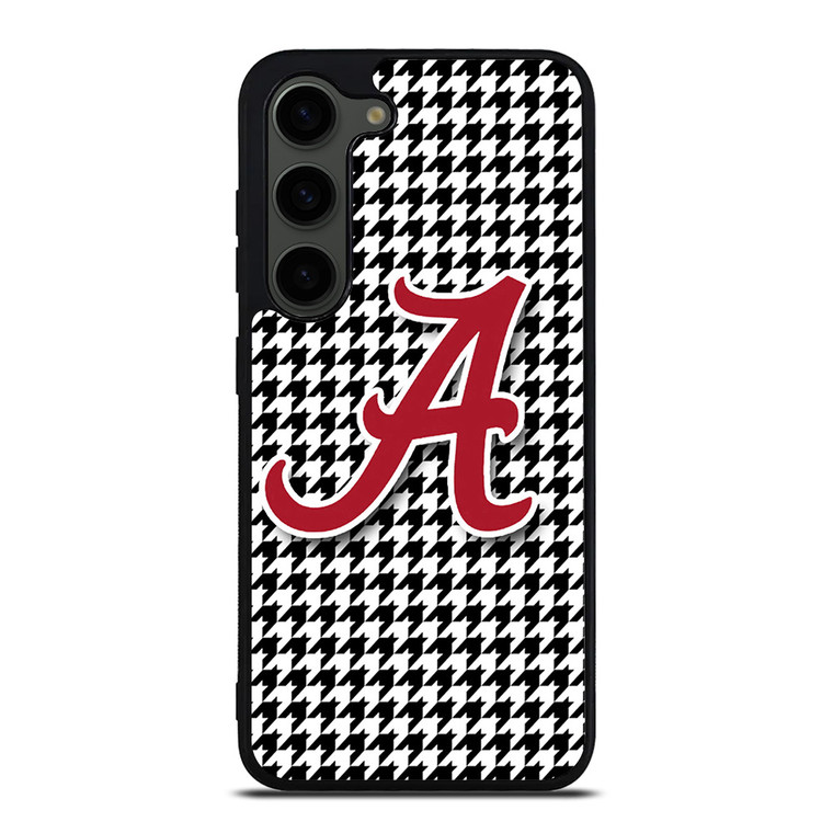 ALABAMA HOUNDSTOOTH CRIMSON TIDE Samsung Galaxy S23 Plus Case