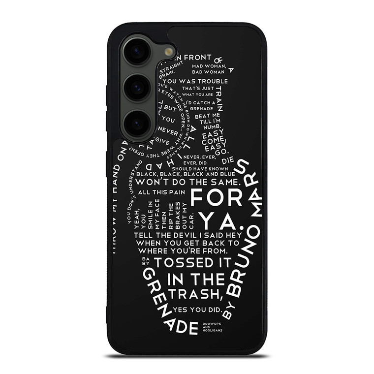 BRUNO MARS LYRICS Samsung Galaxy S23 Plus Case
