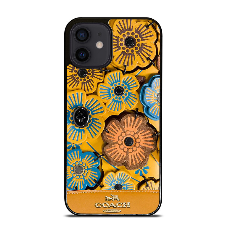 COACH NEW YORK ROSE TEA iPhone 12 Mini Case COACH NEW YORK ROSE TEA iPhone 12 Mini Case