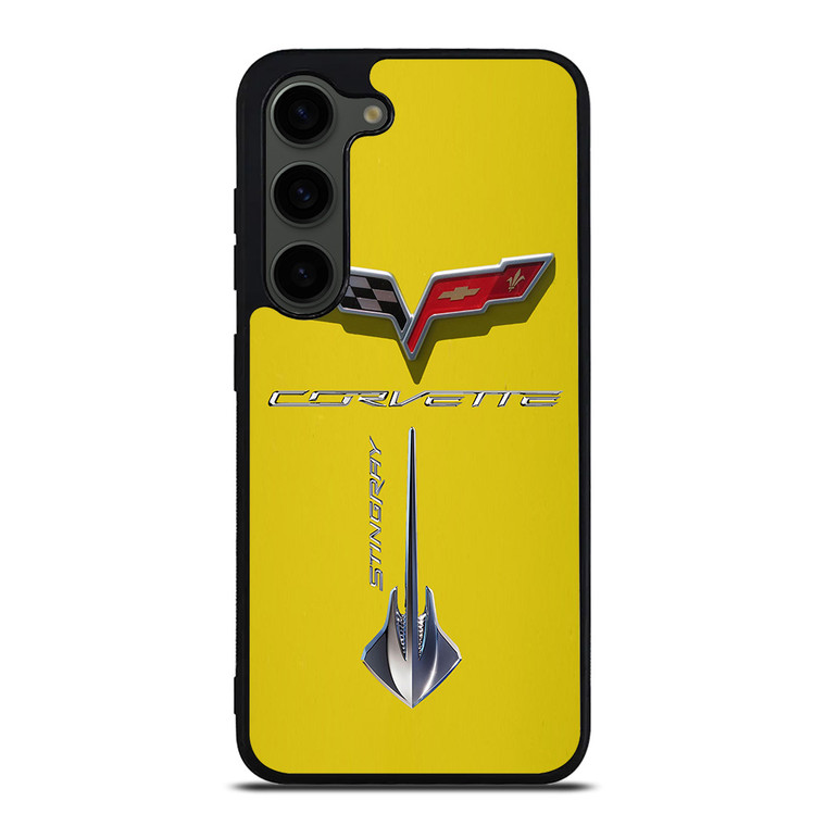 Corvette Stingray C7 Yellow Samsung Galaxy S23 Plus Case