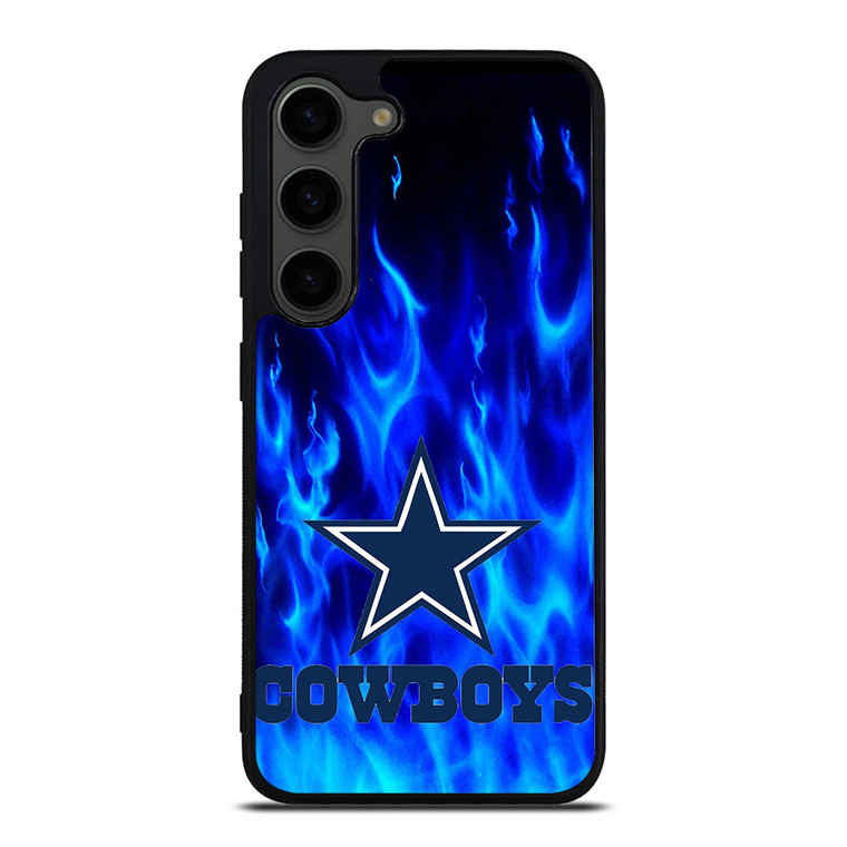 DALLAS COWBOYS LOGO BLUE FIRE Samsung Galaxy S23 Plus Case