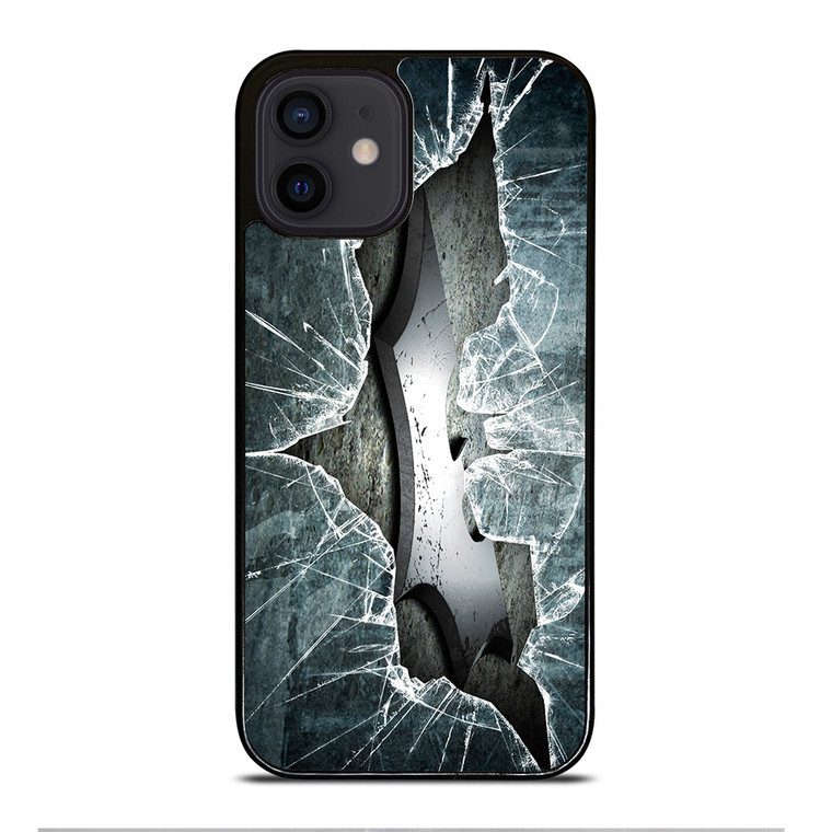 CRACKED OUT GLASS BATMAN THE DARK KNIGHT 2 iPhone 12 Mini Case