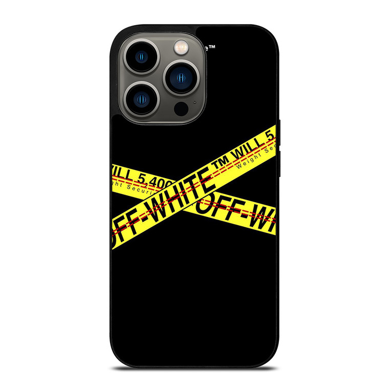 OFF WHITE LOGO STRIP iPhone 13 Pro Case