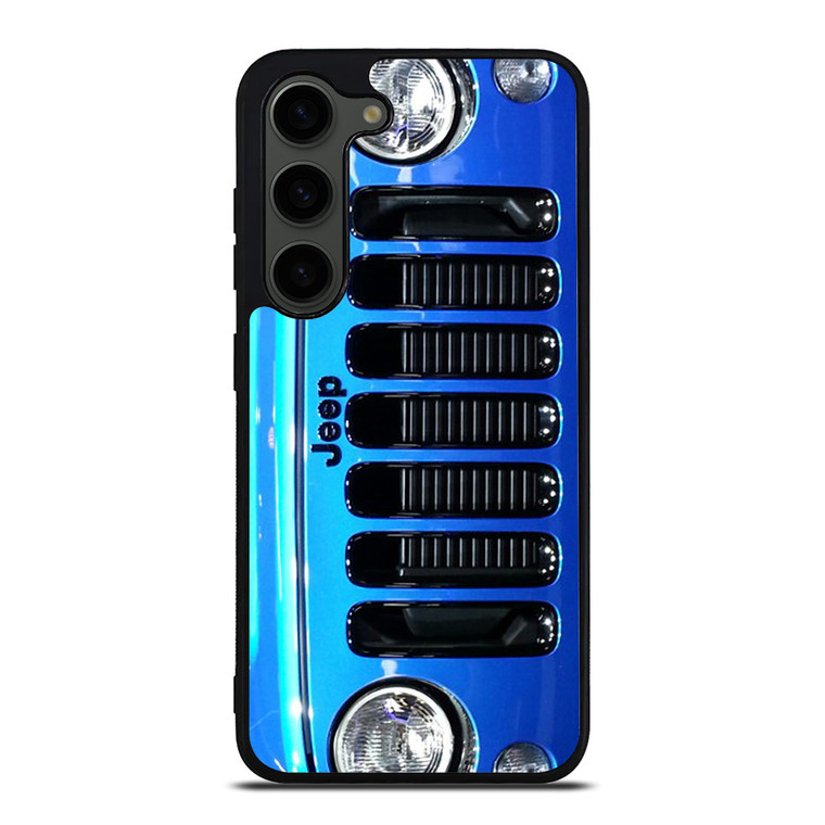JEEP WRANGLER POLAR FRONT BLUE Samsung Galaxy S23 Plus Case