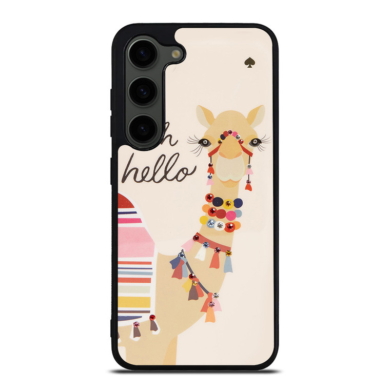 KATE SPADE CAMEL OH HELLO Samsung Galaxy S23 Plus Case