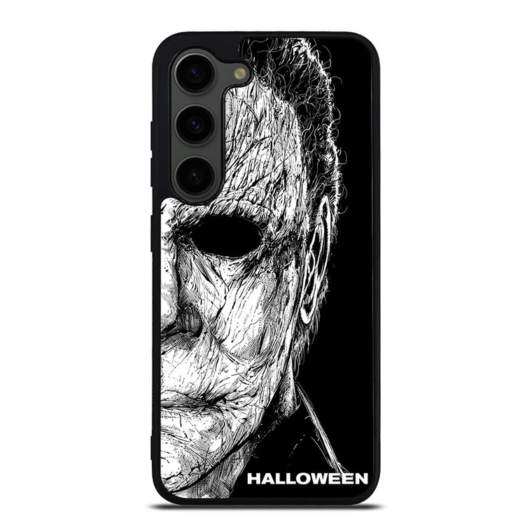 MICHAEL MYERS FACE HALLOWEEN FACE ART Samsung Galaxy S23 Plus Case