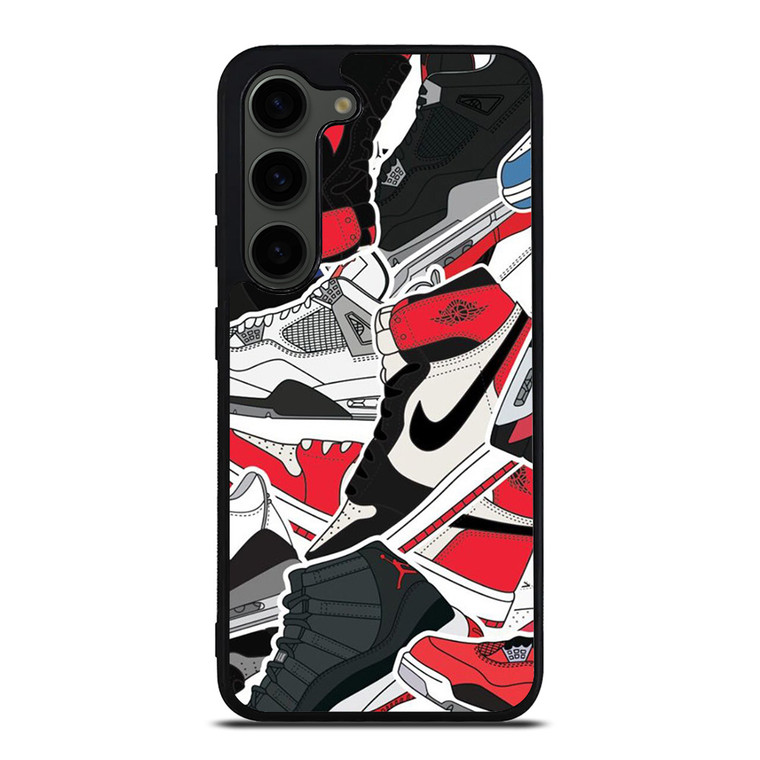 NIKE AIR JORDAN SHOES ART Samsung Galaxy S23 Plus Case