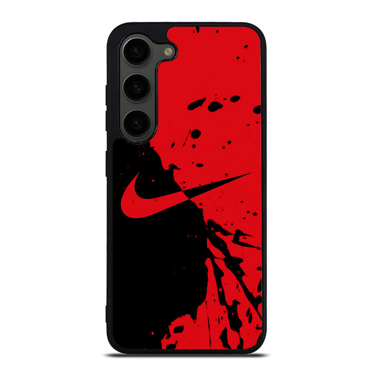 NIKE SWOOSH LOGO RED BLACK Samsung Galaxy S23 Plus Case