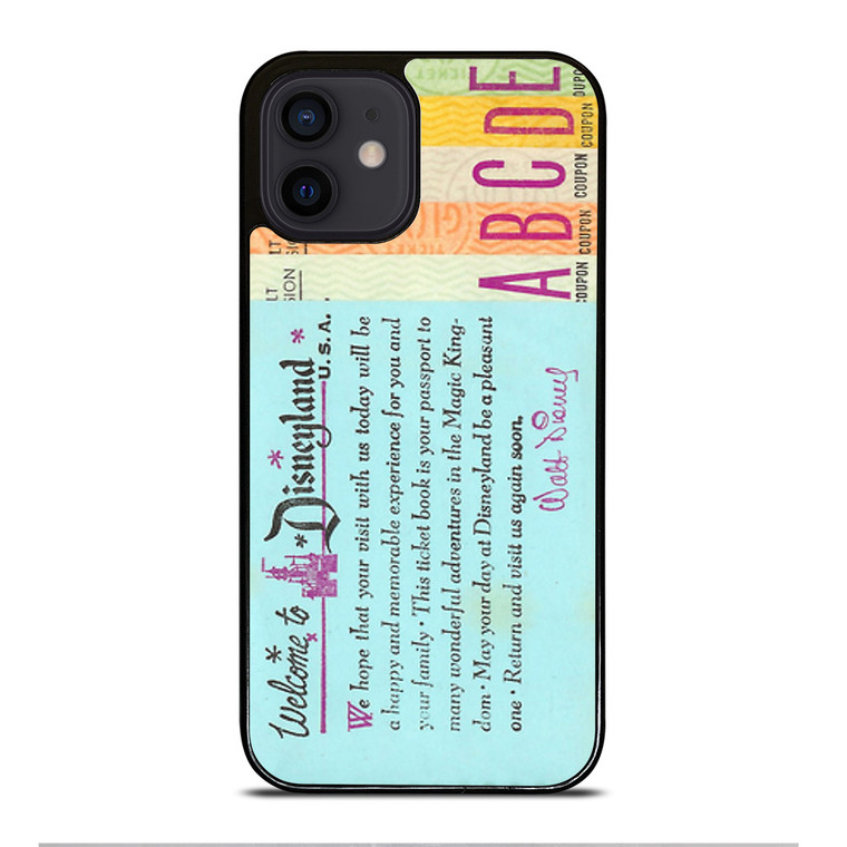 DISNEY WORLD TICKET BOOK iPhone 12 Mini Case