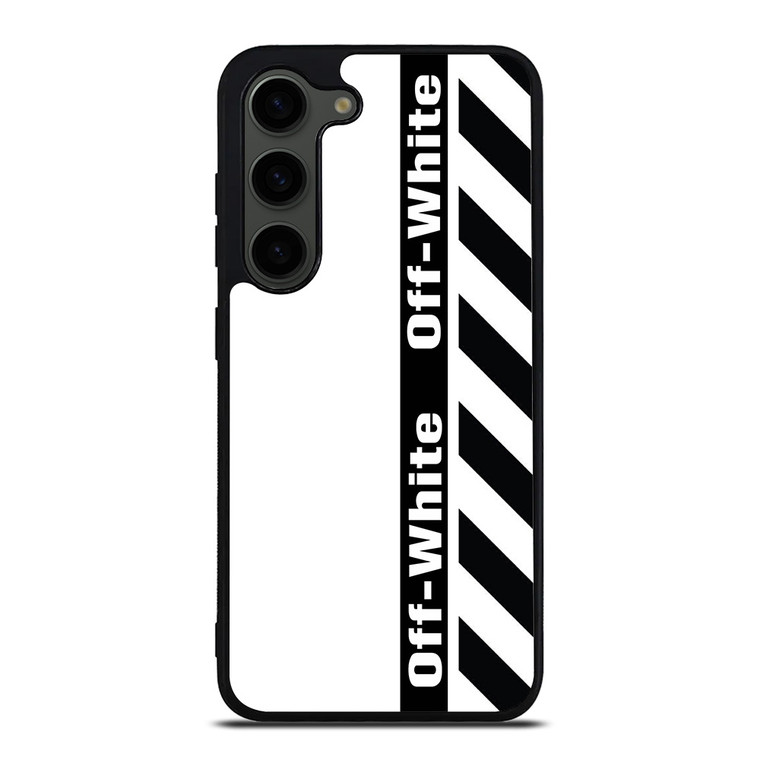 OFF WHITE LOGO VERTICAL Samsung Galaxy S23 Plus Case