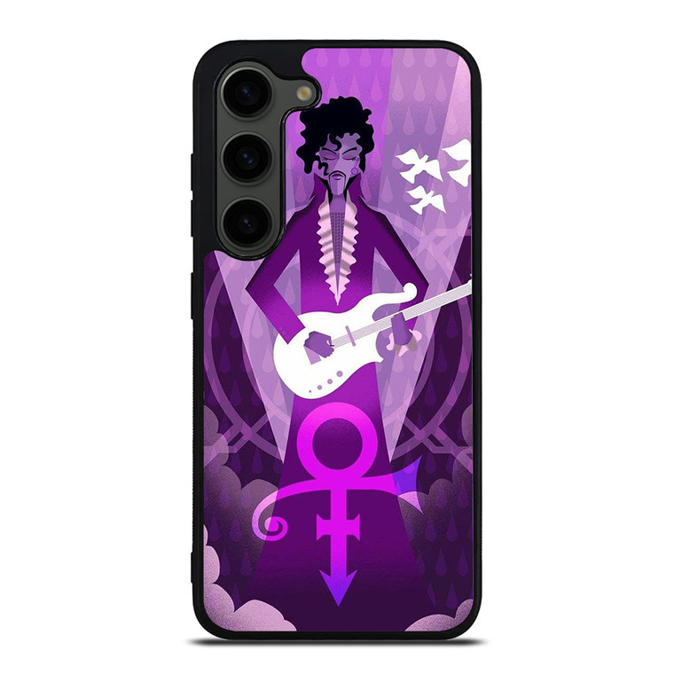 PRINCE PURPLE RAIN CARTOON Samsung Galaxy S23 Plus Case PRINCE PURPLE RAIN CARTOON Samsung Galaxy S23 Plus Case