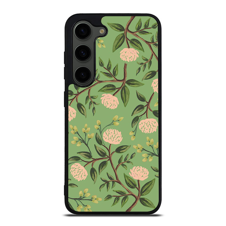 RIFLE PAPER EMERALD PEONIES Samsung Galaxy S23 Plus Case