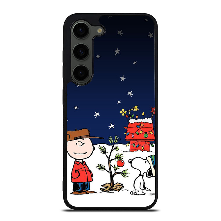 SNOOPY AND CHARLIE BROWN SNOW THE PEANUTS Samsung Galaxy S23 Plus Case