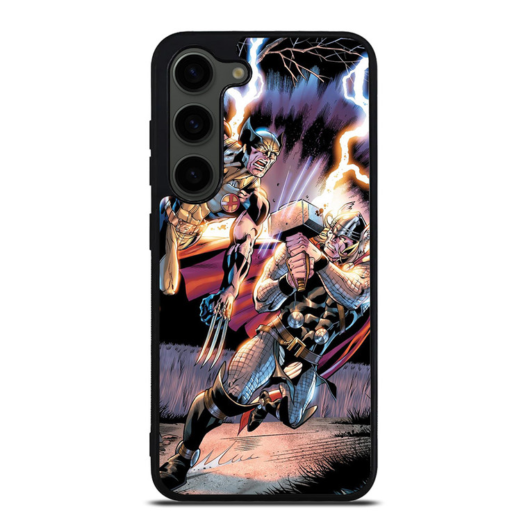 THOR VS WOLVERINE ANIME Samsung Galaxy S23 Plus Case