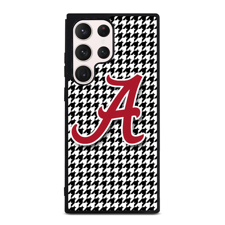 ALABAMA HOUNDSTOOTH CRIMSON TIDE Samsung Galaxy S23 Ultra Case