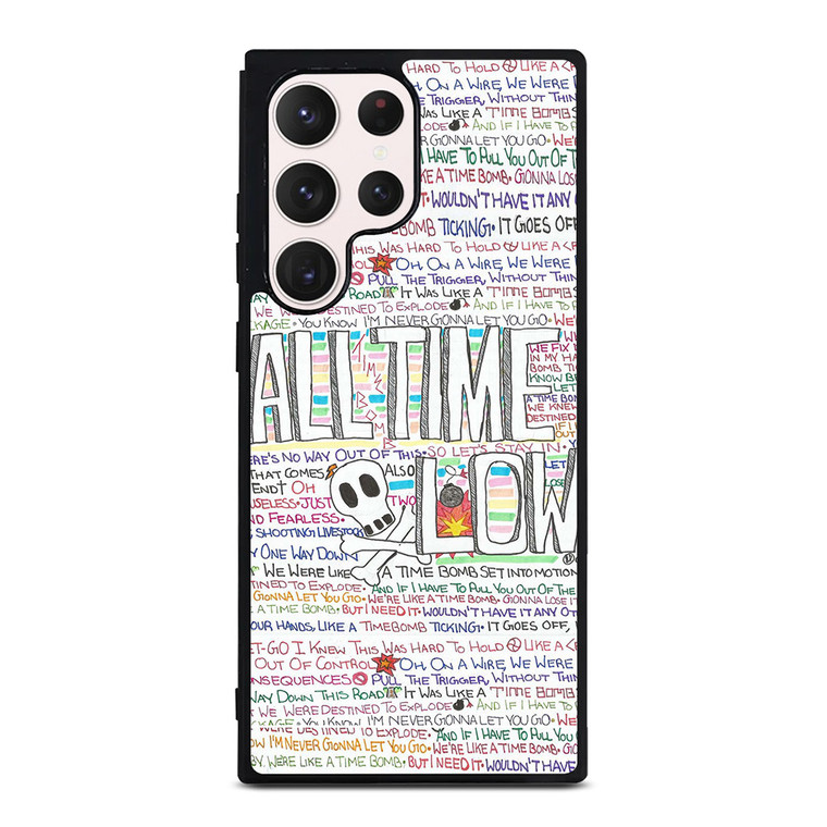 ALL TIME LOW WRITTING Samsung Galaxy S23 Ultra Case