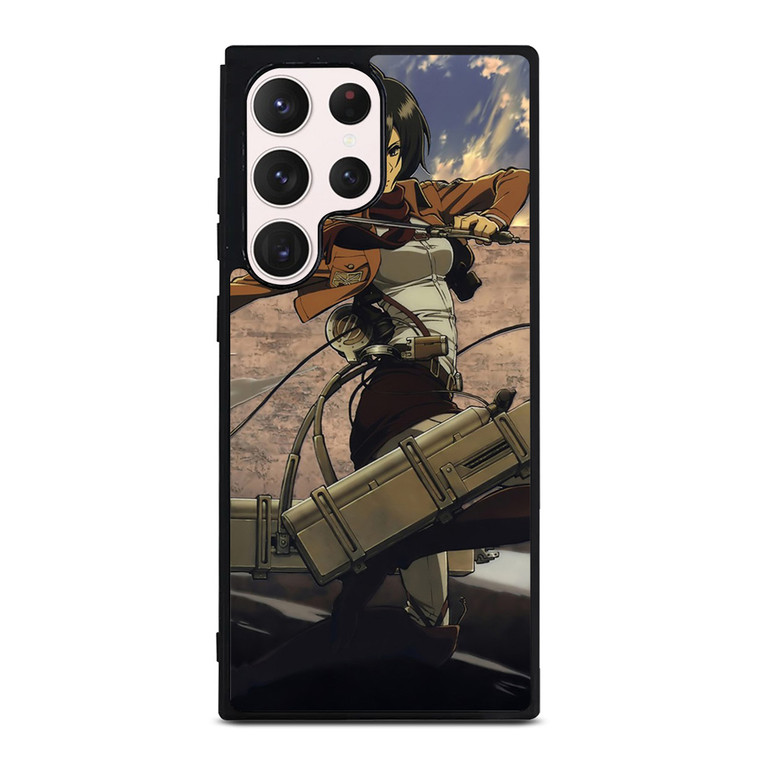 ATTACK ON TITAN MIKASA ACKERMAN Samsung Galaxy S23 Ultra Case ATTACK ON TITAN MIKASA ACKERMAN Samsung Galaxy S23 Ultra Case