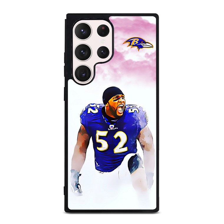 BALTIMORE RAVENS RAY LEWIS 52 Samsung Galaxy S23 Ultra Case