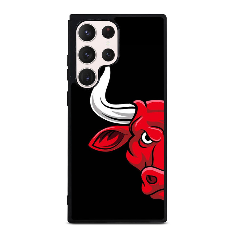 CHICAGO BULLS FACE LOGO Samsung Galaxy S23 Ultra Case