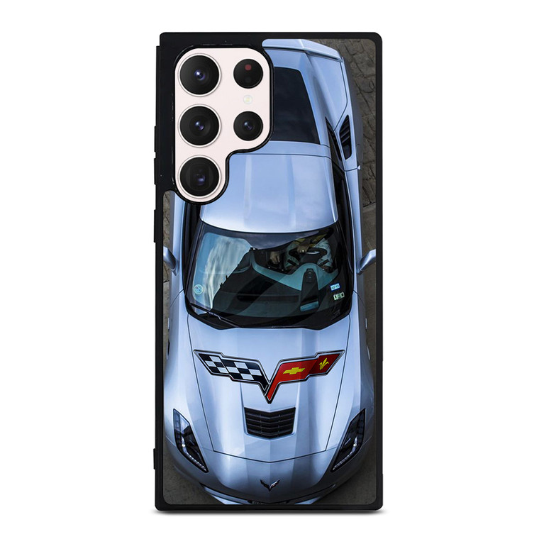CORVETTE CAR LOGO 2 Samsung Galaxy S23 Ultra Case