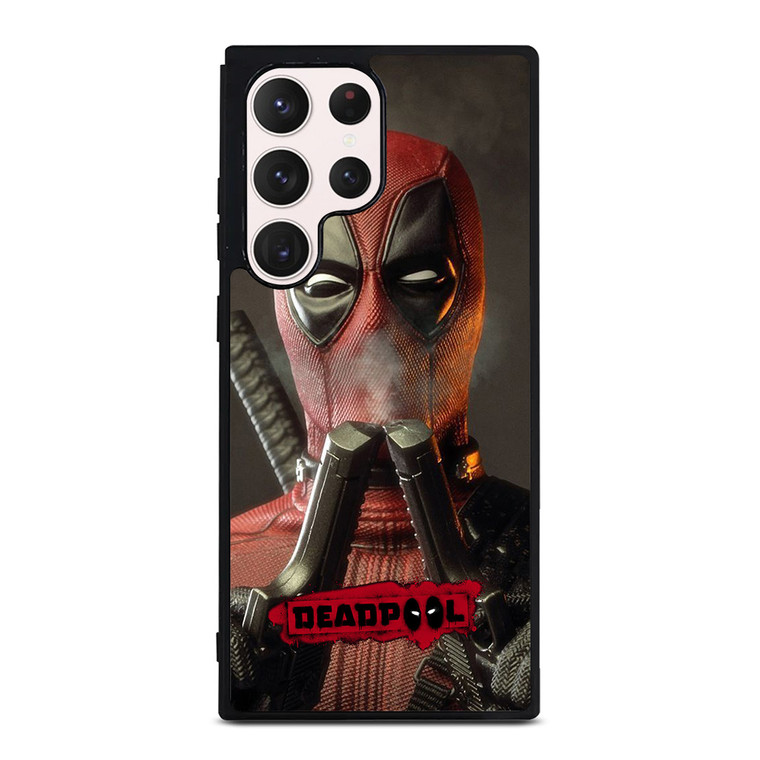 DEADPOLL POTRAIT DOUUBLE PISTOLS Samsung Galaxy S23 Ultra Case