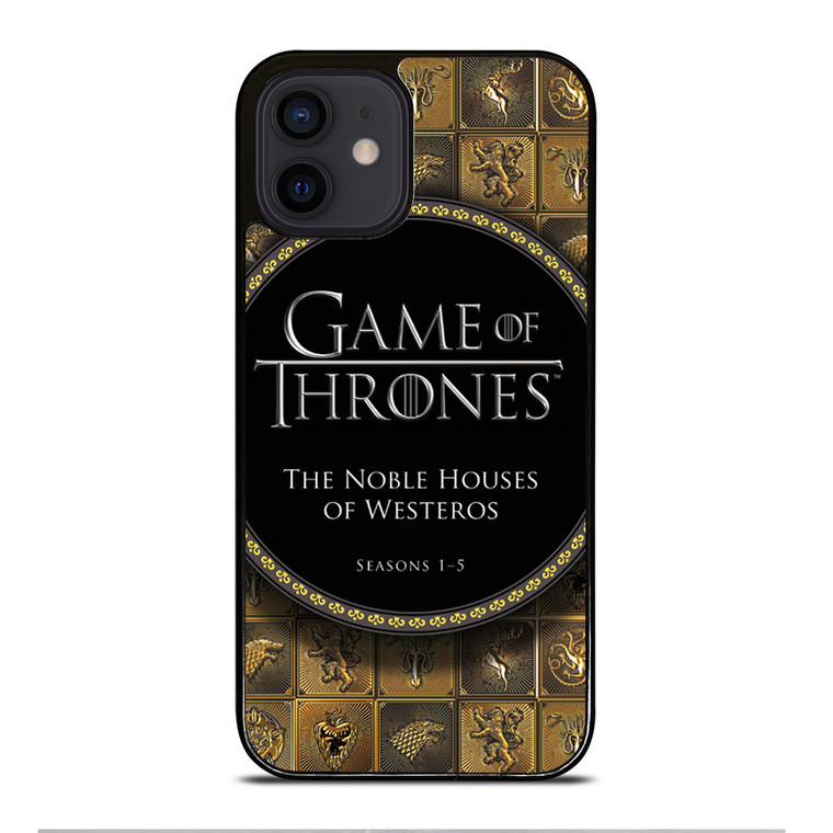 GAME OF THRONES THE NOBLE HOUSES OF WESTEROS iPhone 12 Mini Case