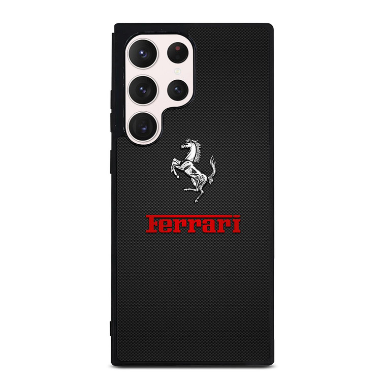 FERRARI LOGO METAL POINT Samsung Galaxy S23 Ultra Case