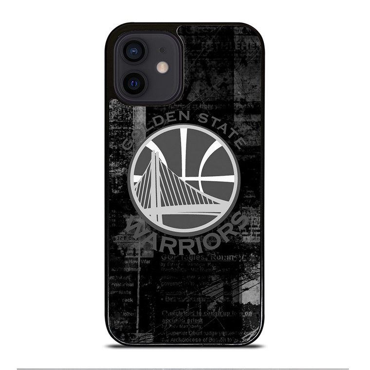 GOLDEN STATE WARRIORS LOGO BLACK WHITE iPhone 12 Mini Case