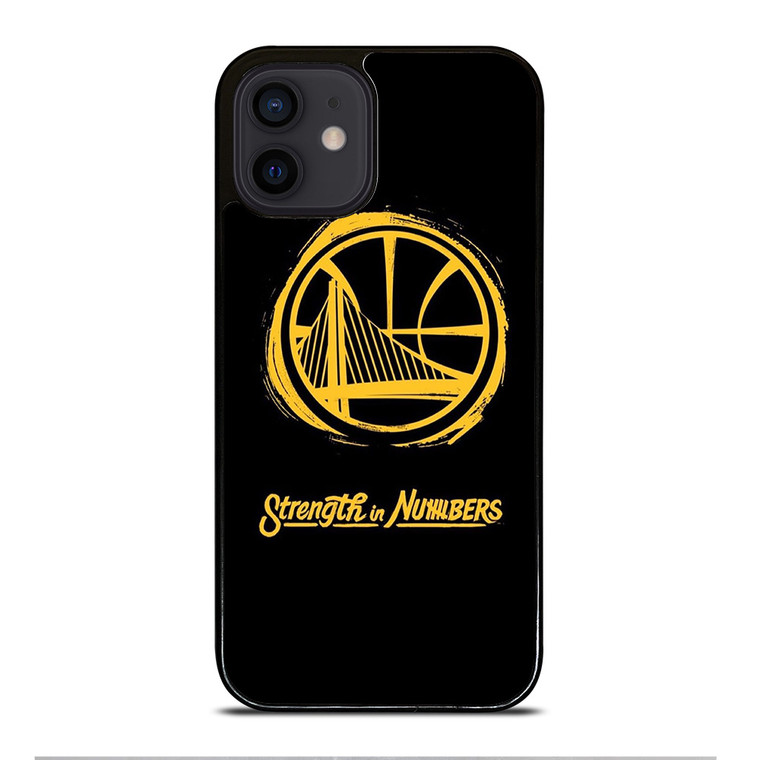 GOLDEN STATE WARRIORS LOGO STRENGTH IN NUMBERS iPhone 12 Mini Case