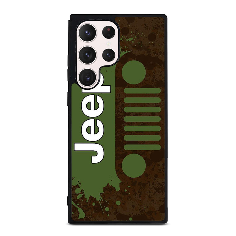 JEEP WRANGLER LOGO GREEN Samsung Galaxy S23 Ultra Case