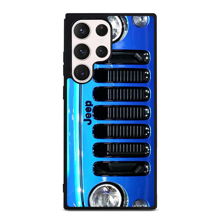 JEEP WRANGLER POLAR FRONT BLUE Samsung Galaxy S23 Ultra Case