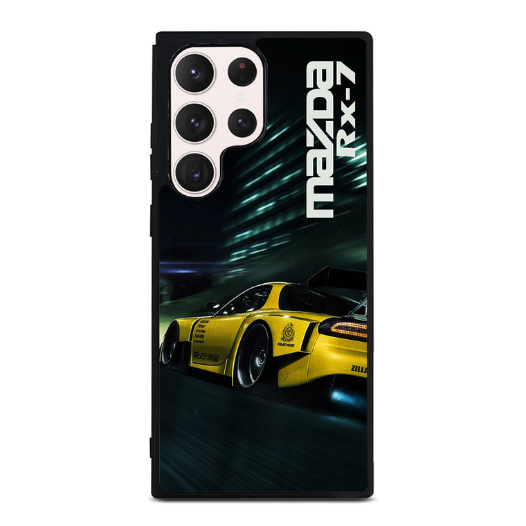 MAZDA RX7 SPEEDRACER YELLOW Samsung Galaxy S23 Ultra Case