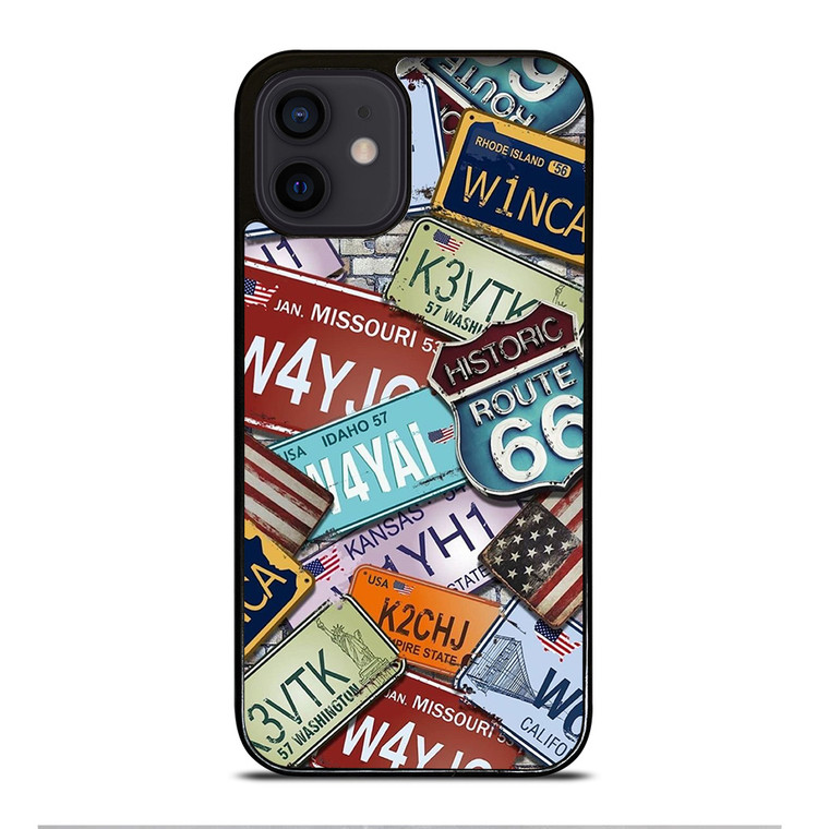 HISTORICAL ROUTE 66 NUMBER PLATE iPhone 12 Mini Case