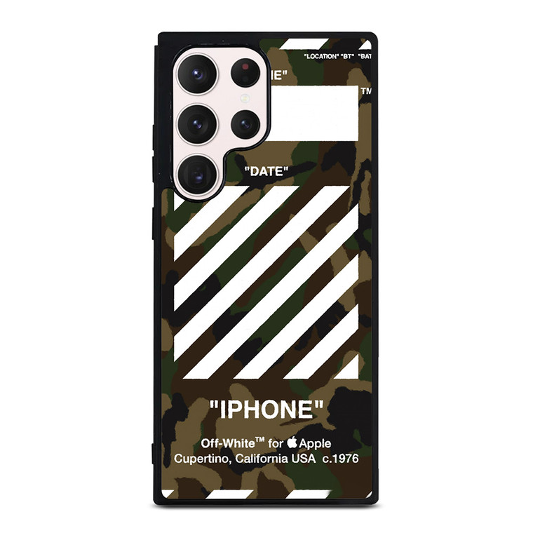 OFF WHITE CAMO BACKGROUND Samsung Galaxy S23 Ultra Case