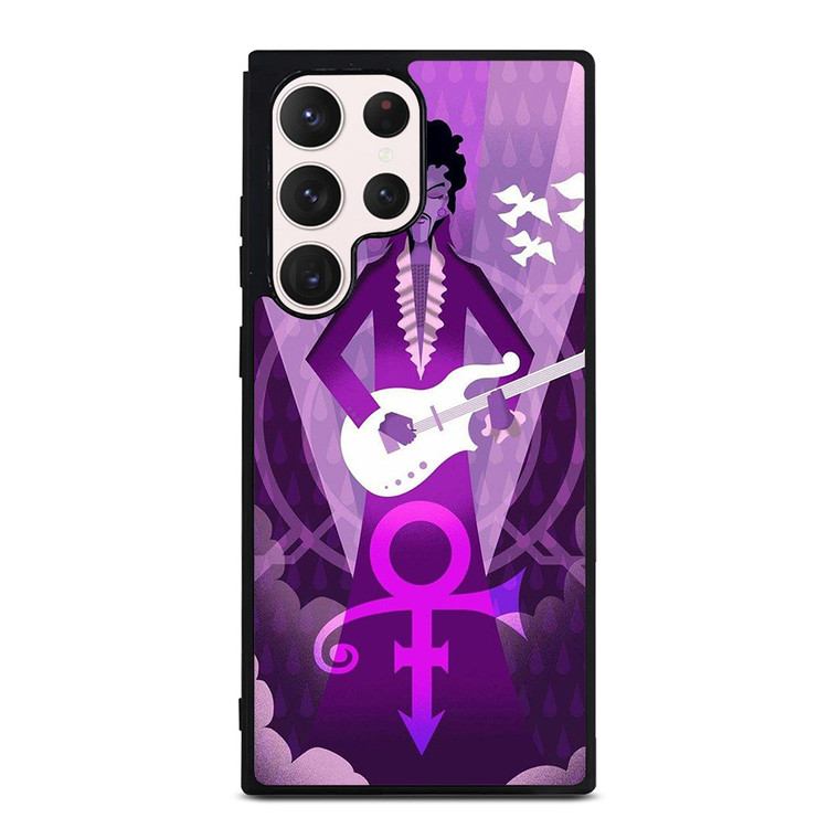 PRINCE PURPLE RAIN CARTOON Samsung Galaxy S23 Ultra Case PRINCE PURPLE RAIN CARTOON Samsung Galaxy S23 Ultra Case