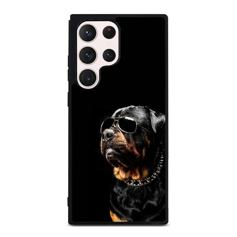 ROTTEILER DOG GLASSES Samsung Galaxy S23 Ultra Case