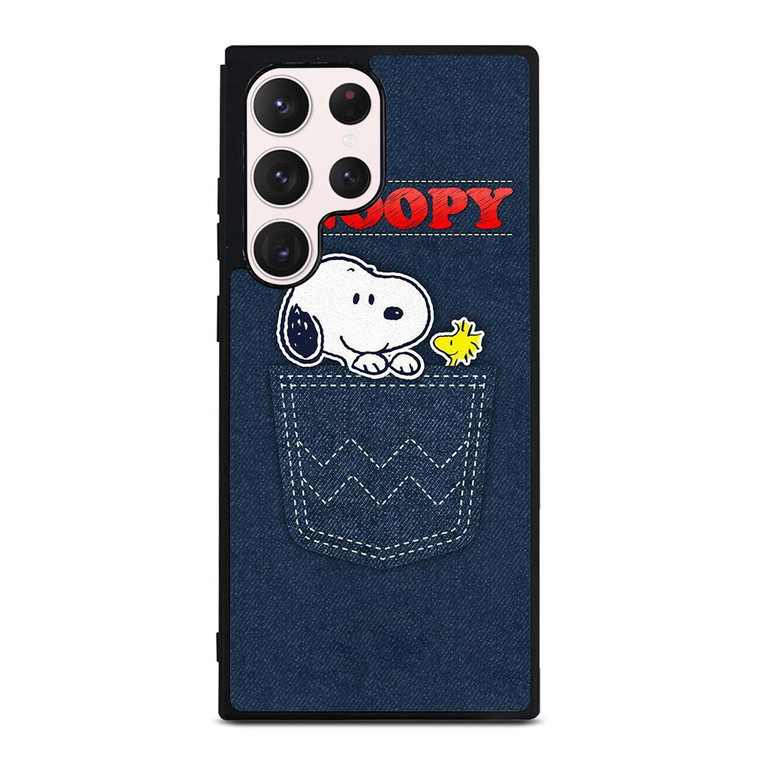 SNOOPY POCKET FRIEND Samsung Galaxy S23 Ultra Case