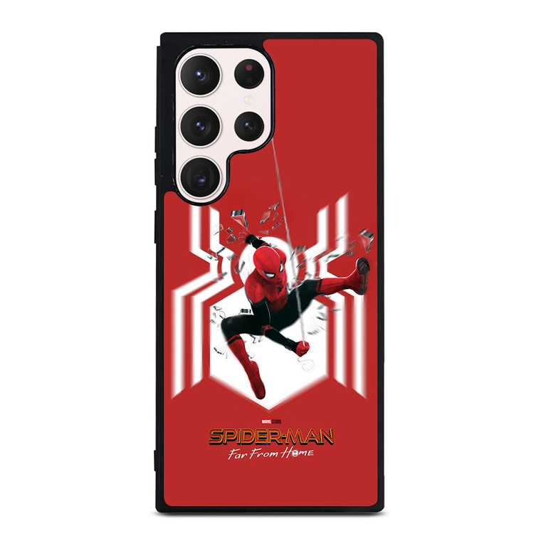 SPIDERMAN FAR FROM HOME LOGO RED ACTION Samsung Galaxy S23 Ultra Case