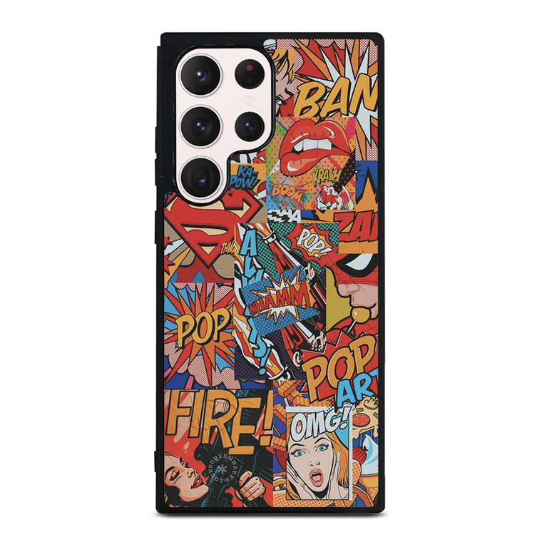 SUPERMAN POP ART COMIC Samsung Galaxy S23 Ultra Case