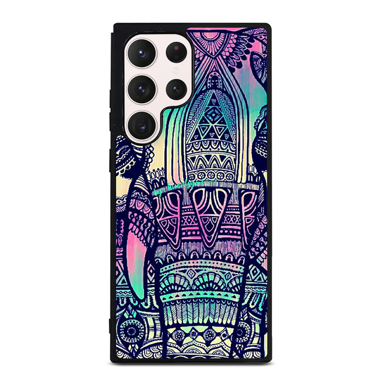 TRIBAL AZTEC ELEPHANT Samsung Galaxy S23 Ultra Case