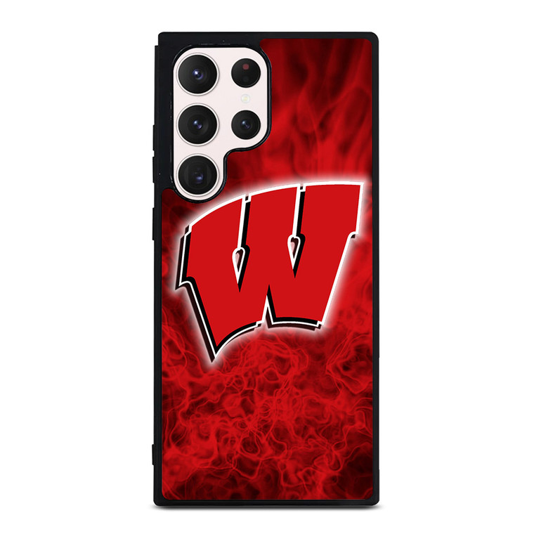 WISCONSIN BADGER LOGO Samsung Galaxy S23 Ultra Case