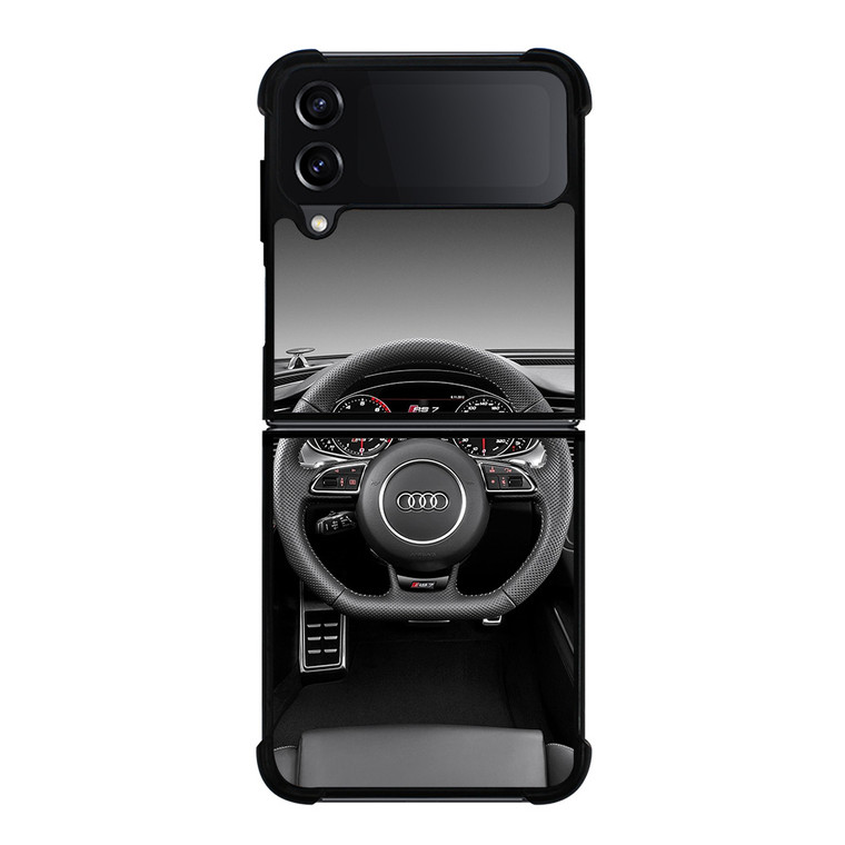 AUDI STEER LOGO Samsung Galaxy Z FLip4 5G Case Cover